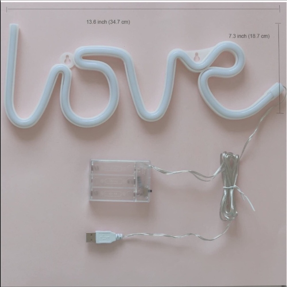 Neon LED Love Light Sign - Picture 2 of 3